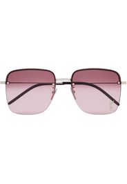 Saint Laurent logo-letter gradient sunglasses - Rosa