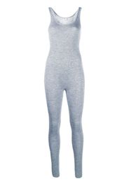 Saint Laurent knitted sleeveless jumpsuit - Grigio