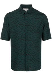 Saint Laurent Camicia con stampa - Verde