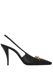 SAINT LAURENT Pumps Tom con cinturino posteriore - Nero