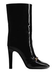 Saint Laurent Stivali Lala con punta quadrata - Nero