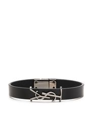 Saint Laurent Opyum leather bracelet - Nero