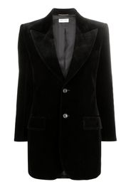 Saint Laurent velvet single-breasted blazer - Nero