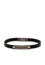 Saint Laurent Bracciale con applicazione - Nero