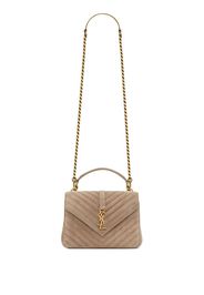 Saint Laurent College quilted shoulder bag - Toni neutri