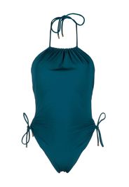 Saint Laurent Costume intero con inserto - Blu