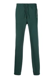 Saint Laurent Pantaloni sportivi con ricamo - Verde