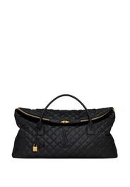 Saint Laurent quilted maxi duffle bag - 1000 -NERO