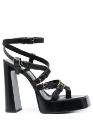 Saint Laurent Sandali Platz 105 con plateau - Nero