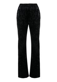 Saint Laurent wide-leg velvet trousers - Nero