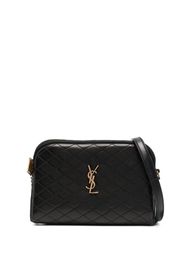 Saint Laurent logo-plaque crossbody bag - Nero