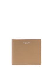 Saint Laurent logo-stamp wallet - Toni neutri