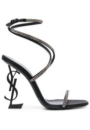 Saint Laurent Opyum 120mm YSL heel sandals - Nero