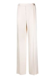 Saint Laurent extra-long straight trousers - Toni neutri