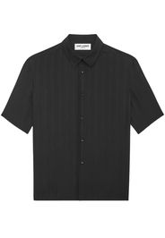 Saint Laurent Camicia a righe Cassandre - Nero