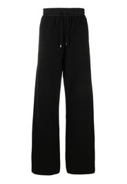 Saint Laurent Pantaloni sportivi a gamba ampia - Nero