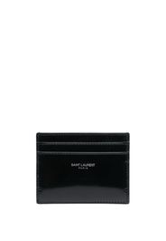 Saint Laurent Paris leather cardholder - Nero