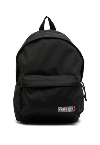 SAINT MXXXXXX logo-patch backpack - Nero
