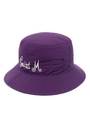 SAINT MXXXXXX logo-embroidered bucket hat - Viola