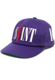 SAINT MXXXXXX x Vlone logo-embroidered cap - Viola