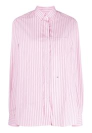 Saks Potts William striped cotton shirt - Rosa