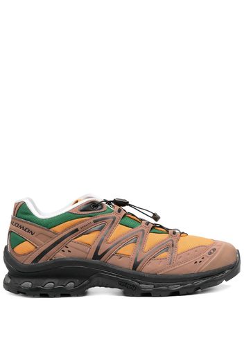 Salomon panelled drawstring-fastening low-top sneakers - Arancione