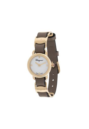 Varina textured-strap watch