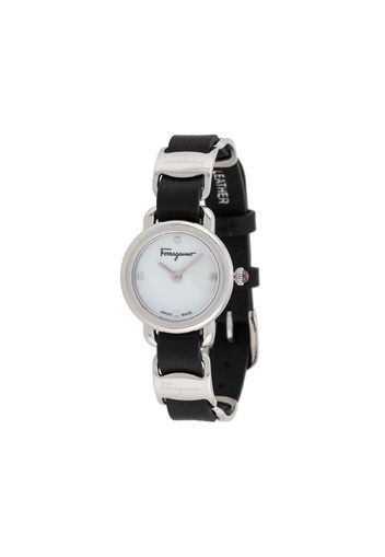 Varina cracked-effect watch