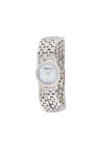 Varina textured-strap watch