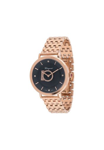 Minuetto textured-strap watch