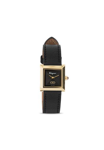 Salvatore Ferragamo Watches Gancini Square 14mm - Nero