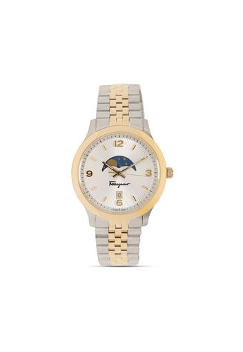 Salvatore Ferragamo Watches Duo Moon Phase 40mm - Argento