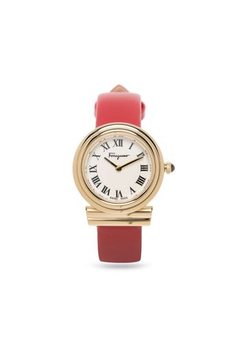 Salvatore Ferragamo Watches Gancini leather watch - Toni neutri