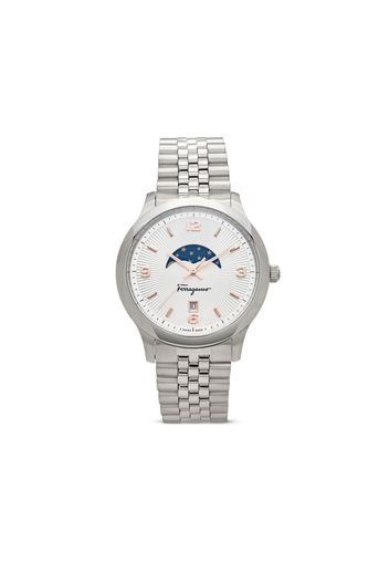 Salvatore Ferragamo Watches Duo Moon Phase 40mm - Bianco