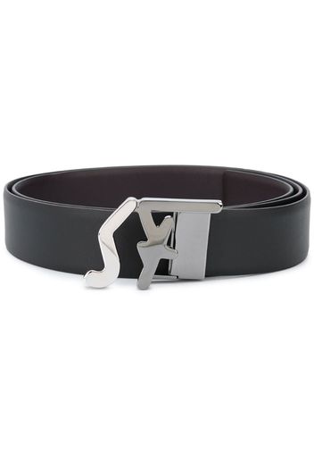 logo buckle belt