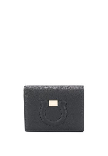 embossed Gancini motif grainy wallet