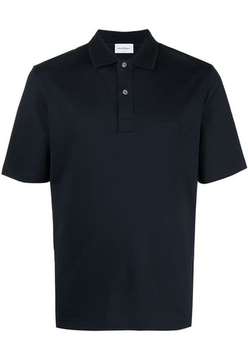 logo-embroidered polo shirt