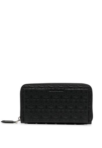 Salvatore Ferragamo Gancini zip-around wallet - Nero