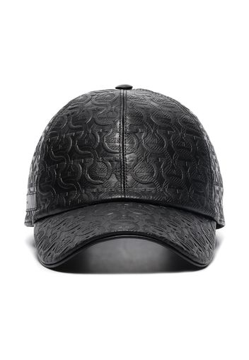 Salvatore Ferragamo SF AO TONAL LOGO BASEBALL CAP BLACK - Nero