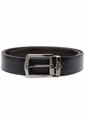 Salvatore Ferragamo reversible leather belt - Nero