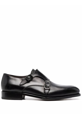 Salvatore Ferragamo Gancini double-monkstrap shoes - Nero