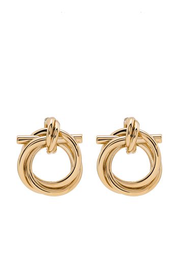 Salvatore Ferragamo SAL FERGMO GLD GANCIO EVO KNOT STUD ERNG - Oro