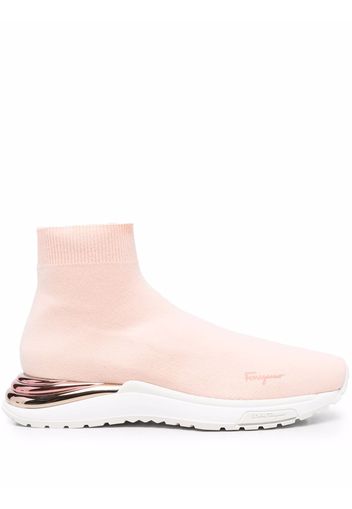 Salvatore Ferragamo logo slip-on sneakers - Rosa