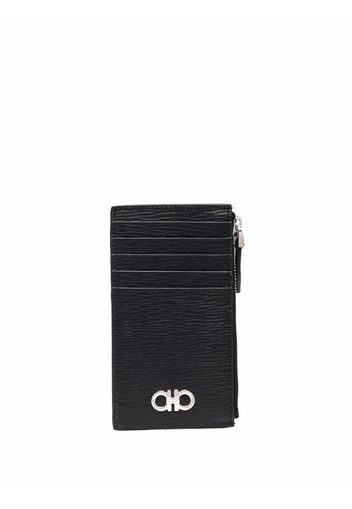 Salvatore Ferragamo logo zipped wallet - Nero