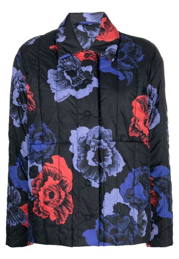 Salvatore Ferragamo floral-print jacket - Nero