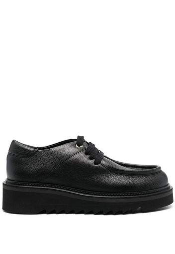 Salvatore Ferragamo 50mm chunky lace-up Oxford shoes - Nero