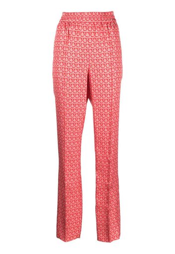 Salvatore Ferragamo high-waisted trousers - Rosso