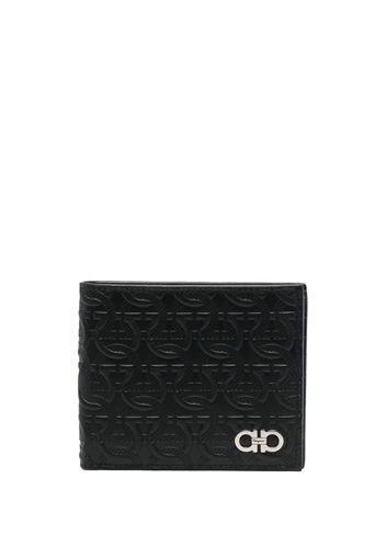 Salvatore Ferragamo all-over embossed Gancini wallet - Nero