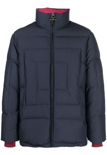 Salvatore Ferragamo feather-down padded jacket - Blu