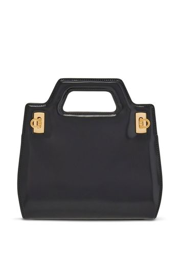 Salvatore Ferragamo Borsa tote Gancini - Nero